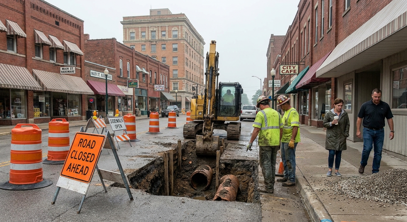 South Walnut Street Closure for Sewer Repairs: What Mansfield Residents Need to Know
